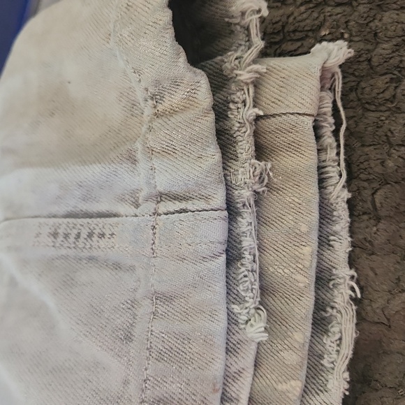 All Saints Mia Sparkle Carpenter Jeans Silver/Grey Size 26 - Picture 16 of 16